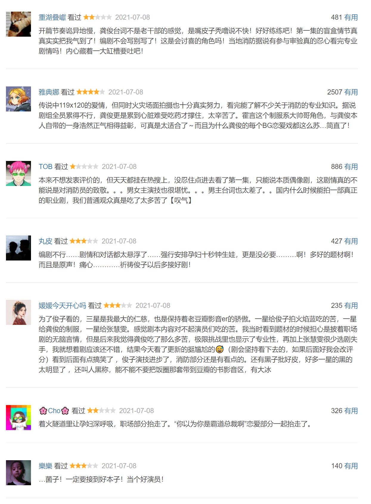 《你好火焰蓝》大结局龚俊张慧雯结局如何，口碑评价评分收视率如何