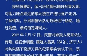 高楼坠刀嫌疑人被拘，是什么原因男子高空扔刀？