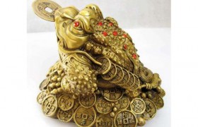 金蟾嘴里咬钱币前面为什么要放一个碗是什么意思有什么作用
