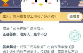 成语司马称好是形容人题目答案是什么
