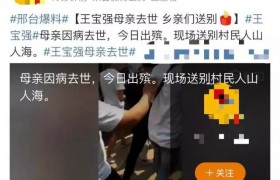 王宝强原来是得了脑瘫去世的！和马蓉有没有关系马蓉参加葬礼了吗