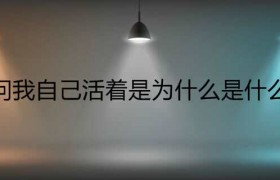 我问我自己活着是为什么是什么歌名抖音火热歌曲谁唱的