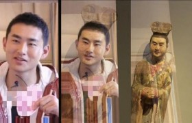王彦霖撞脸陶俑是怎么回事是真的吗撞脸哪个秦朝的兵马俑